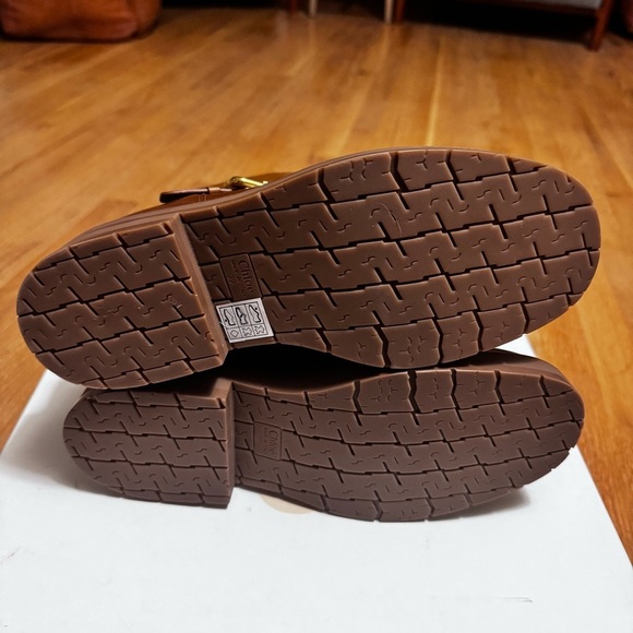 Chloé Coddington Leather Ankle Boots Brown Buckle Chunky Sole EU 39 NWT Dust Bag - Picture 7 of 12